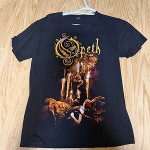 Opeth Metal band T-shirt, Black Graphic